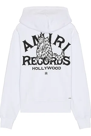 Amiri Crystal-embellished Paint-splattered Cotton-jersey Hoodie In Black