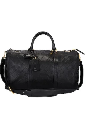 Chanel Neutrals Travel Ligne Laptop Bag