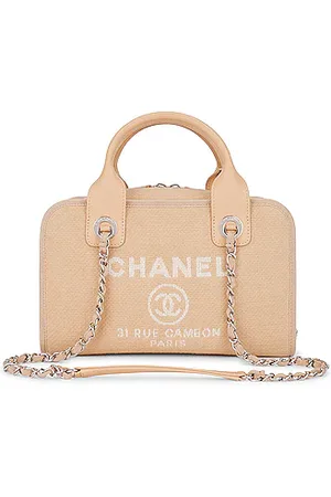 Chanel Deauville 2WAYTote Bag Green Mouton Leather