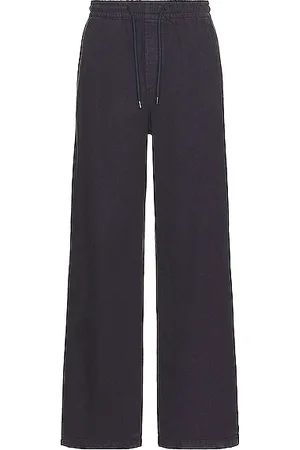 NEW Women's SERRA Black White Drawstring Tapered Lounge Pants Size Large L