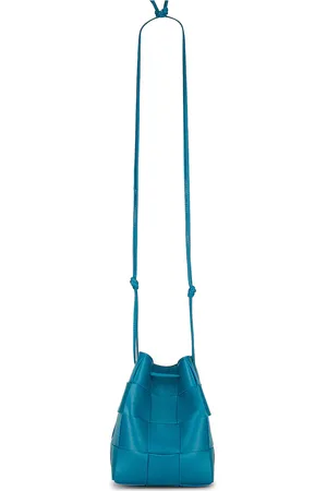 Bottega Veneta Small Cassette Bucket Bag in Blue