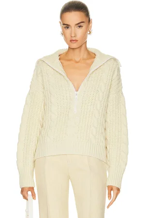 Bottega Veneta Cable Knit Sweater in Cream