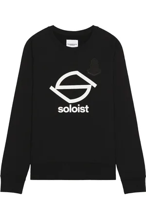 Takahiromiyashita The Soloist S Logo And Bone Emblem Long Sleeve Sweatshirt in