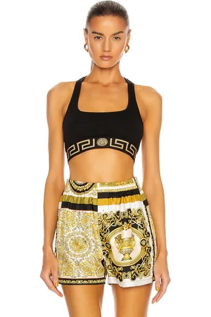 VERSACE Sports Bra in Black