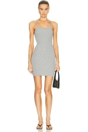 ÉTERNE Tank Mini Dress in Grey