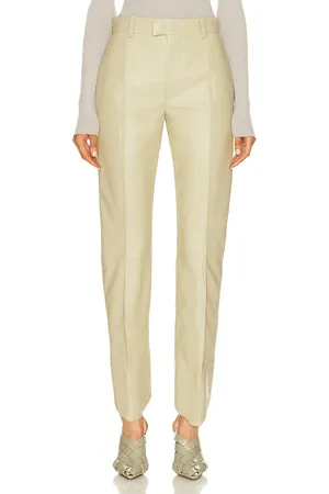 Bottega Veneta Curved Pant in Beige