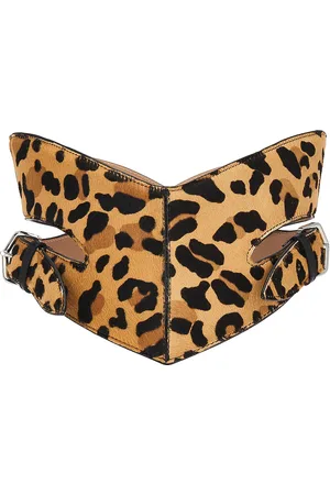 Alaïa Crossed Belt in Brown