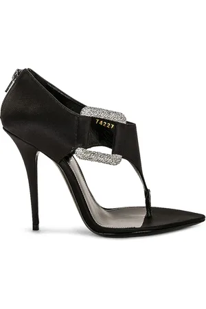 Saint Laurent Sean Sandal in Black