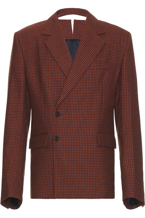 Botter Front Collar Reverse Jacket in Burgundy