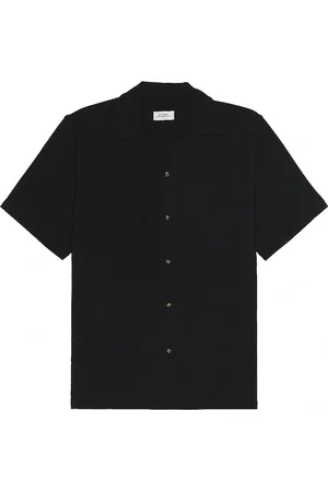 Saturdays NYC Canty Boucle Knit Short Sleeve Shirt in