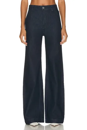 GRLFRND Camille High Rise Flared Trouser in Black