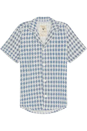 Oas Navy Diamond Cuba Terry Shirt in
