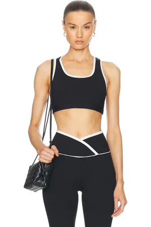 YEAR OF OURS Ribbed Gym Bra 2.0 in Black