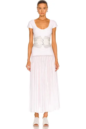 Alaïa Show Dress in White
