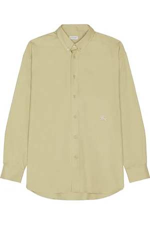 Burberry Long Sleeve Chest Pocket Shirt in Green