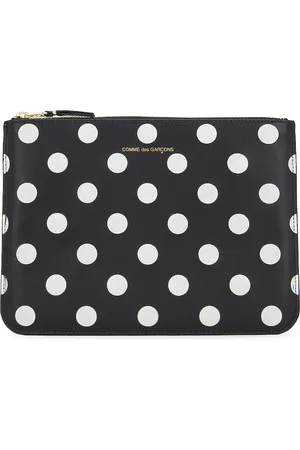 Comme des Garçons Dots Printed Leather Pouch in