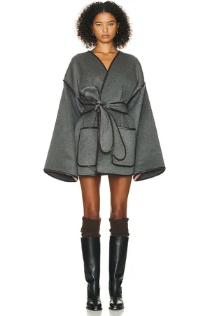Helsa Wool Blend Blanket Coat in