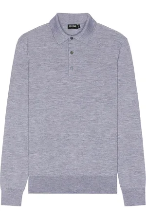 Ermenegildo Zegna Casheta Long Sleeve Polo in