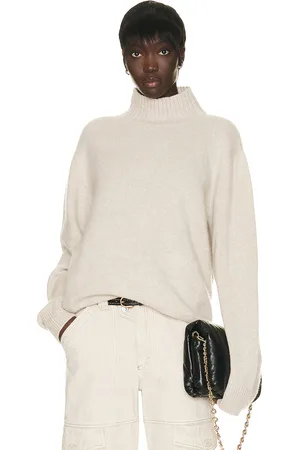 THE ELDER STATESMAN Relaxed Turtleneck Sweater in