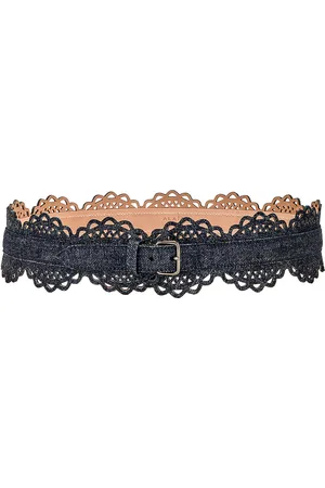 Alaïa Bustier Belt in Denim-Dark
