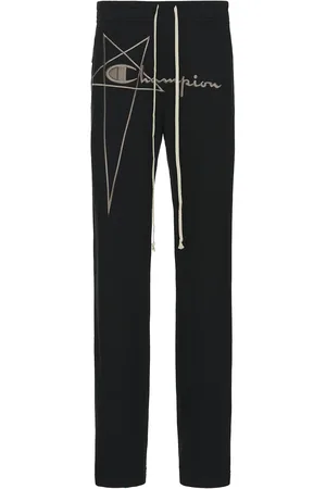 Rick Owens X Champion Dietrich Drawstring Pant in Black