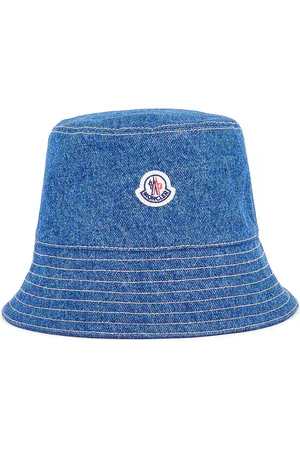 Moncler Bucket Hat in Denim-Medium