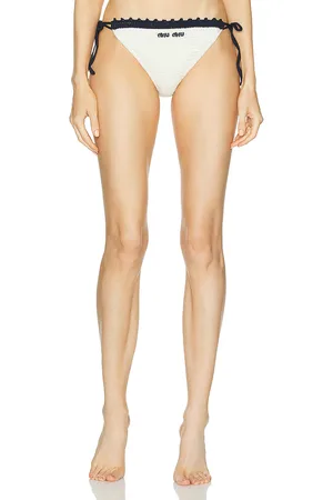 Miu Miu Cotton Crochet Bottom in White