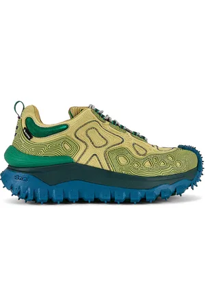 Moncler Moncler x Salehe Bembury Trailgrip Grain Low Top Sneakers in Green