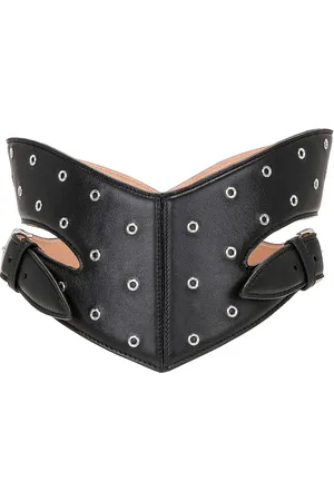 Alaïa Crossed Belt in Black