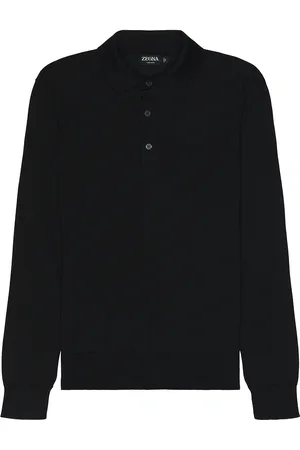 Ermenegildo Zegna Casheta Long Sleeve Polo in