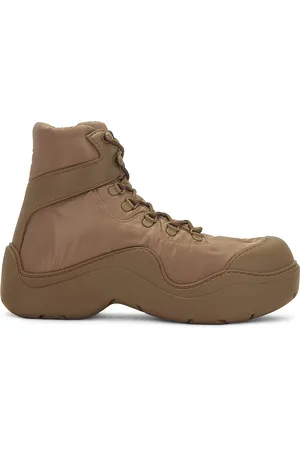 Bottega Veneta Puddle Bomber Boot in Brown