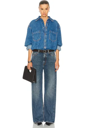 haikure Tilda Shirt Jumpsuit in Denim-Medium