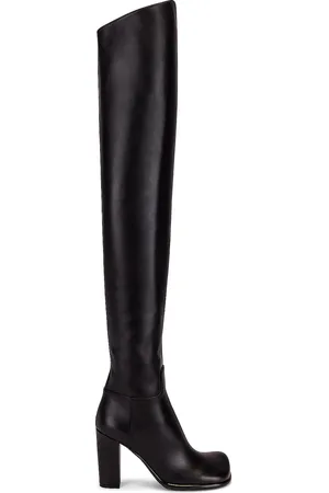 Bottega Veneta Leather Thigh High Boots in