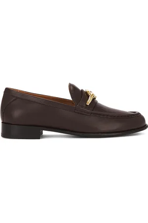 VALENTINO GARAVANI V Logo Gate Loafer in Brown
