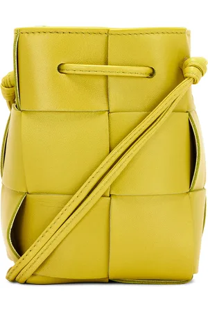 Bottega Veneta Mini Cassette Bucket Bag in Green