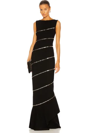 Alaïa Edition Zip Asymmetric Body Sculpting Dress in Black