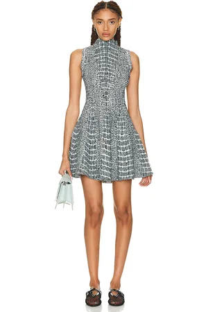 Alaïa Skater Dress in Grey