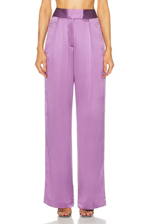 The Sei Wide Leg Trouser in Purple