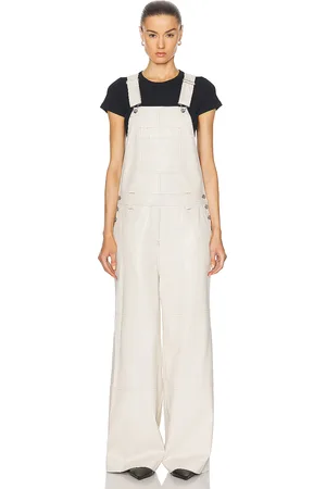 Stand Studio Vanna Dungarees Overall in Cream