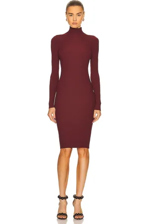 Alaïa Rib Dress in Red