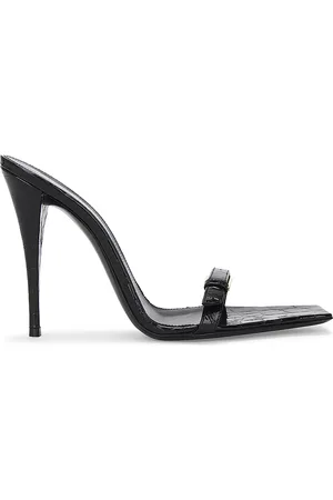 Saint Laurent Lee Mule Sandal in Black