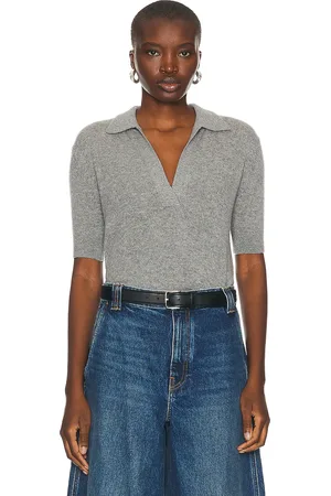Khaite Shrunken Jo Sweater in Grey
