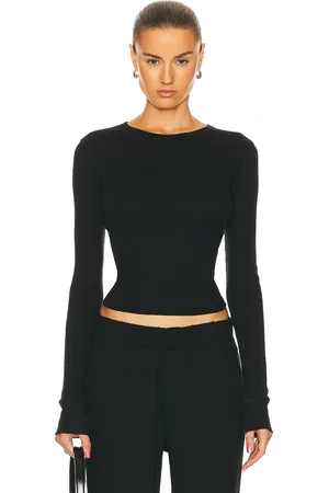 ÉTERNE Long Sleeve Thermal Top in
