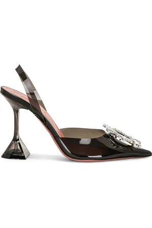 Amina Muaddi Begum Glass Sling Heel in