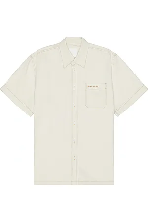 Givenchy Short Sleeve Shirt in Cream