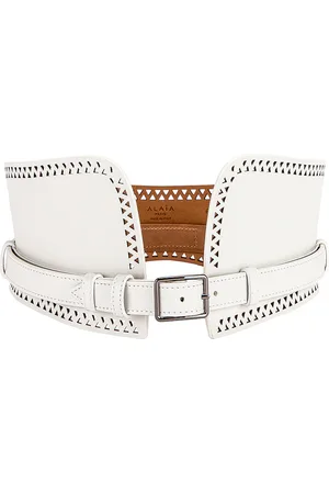 Alaïa Vienne Belt in White