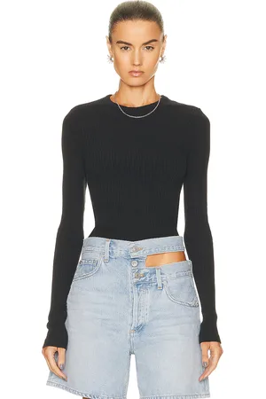AGOLDE Alma Shrunken Crew Neck Tee in