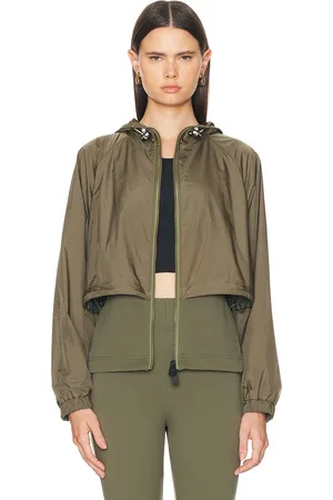 Moncler Zip Up Cardigan in Dark Green