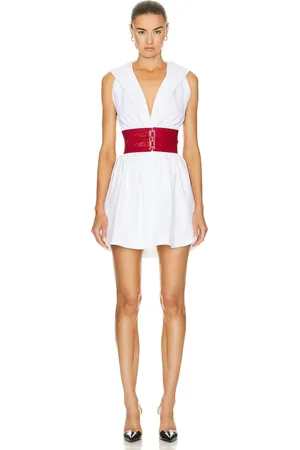 Alaïa Hooded Dress in White