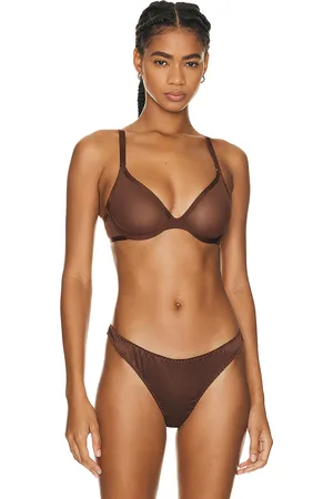 CUUP The Plunge Bra in Brown